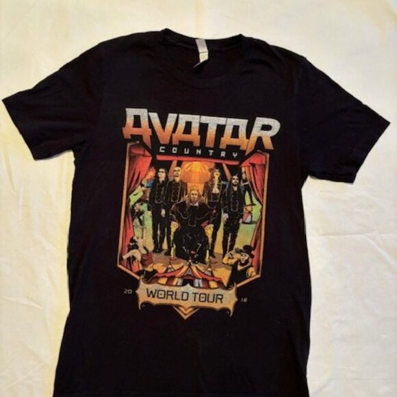 Avatar World Tour 2018 - Cotton T-Shirt - New_ Adult Small - Picture 1 of 5